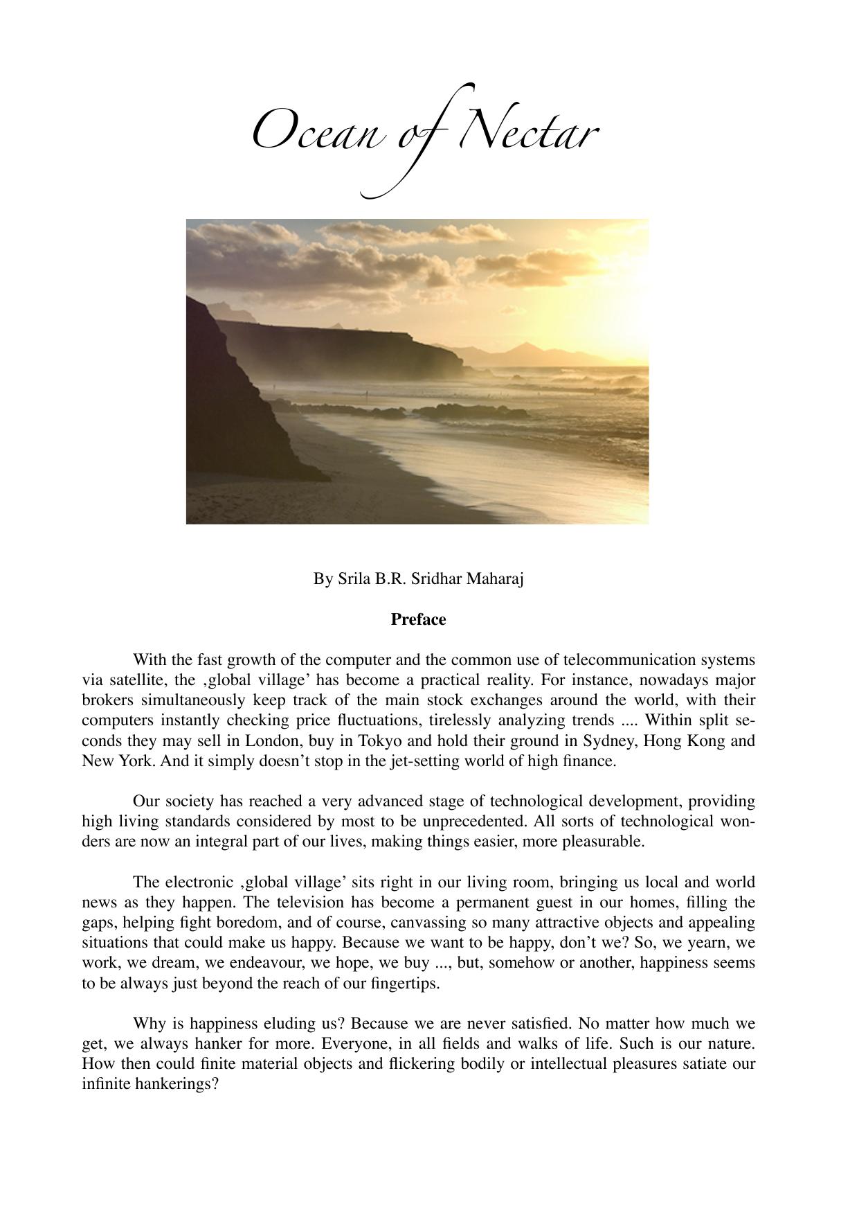 Ocean of Nectar cover